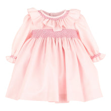 Load image into Gallery viewer, Cozy Club Smocked Dress in Pink
