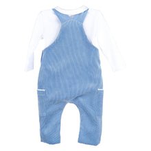 Load image into Gallery viewer, Comfy Cord Overall Set in Blue

