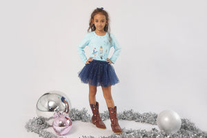 Snow Queen Top & Snowdrop Tinker Skort Set