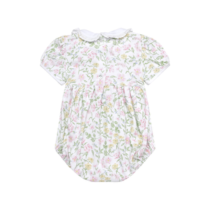 Berry Wildflower Smocked Bubble