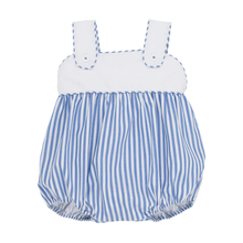 Load image into Gallery viewer, Bingham Bubble- Barbados Blue Stripe/ Worth Ave White
