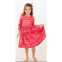 Load image into Gallery viewer, Hearts and Hugs Pocket Twirl Dress
