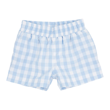 Load image into Gallery viewer, Sheffield Shorts Woven- Beale Street Blue Check/ Worth Ave White
