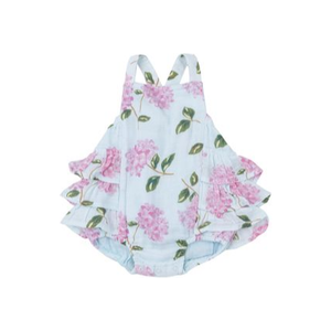 Hydrangeas Ruffle Sunsuit