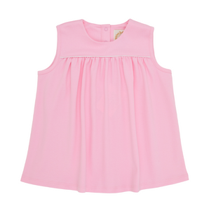 Dowell Day Top- Pier Party Pink/ Worth Ave White