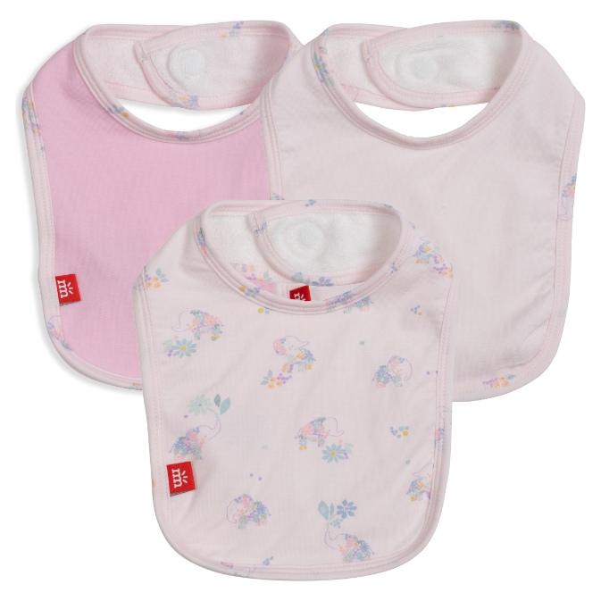 Forget Me Not 3-Pack Traditional Bibs