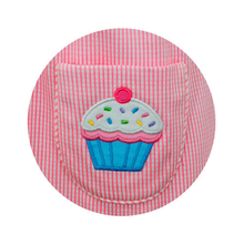 Load image into Gallery viewer, Cupcakes Gingham Float Dress- Pink
