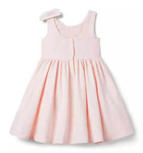 Satin Soiree Dress in Light Pink