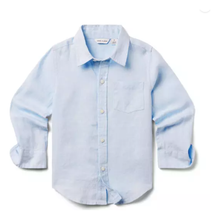 Load image into Gallery viewer, Linen Shirt in Blue
