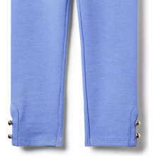 Load image into Gallery viewer, Button Cuff Ponte Pant in Periwinkle
