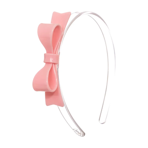 Bow Tie Light Pink Headband