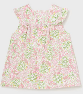Flower Print Dress in Baby Pink