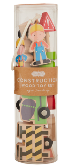 Construction Wood Toy Set