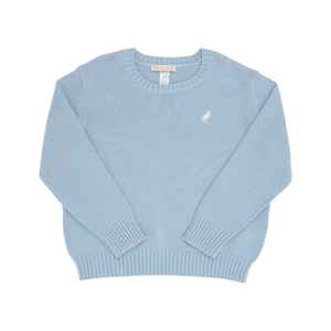 Isaac's Sweater- Barrington Blue/ Palmetto Pearl