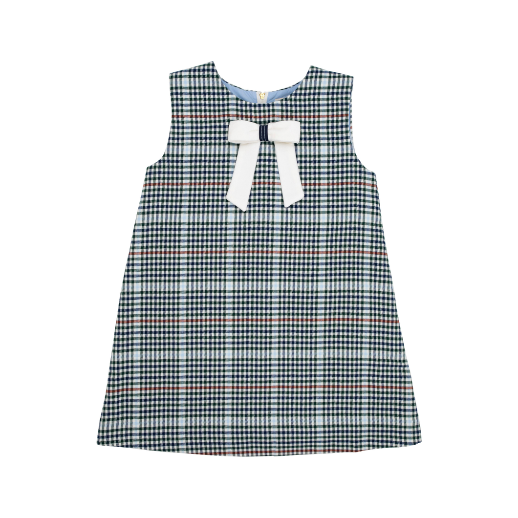 Jill Jumper Bow- Highgate Houndstooth/ Palmetto Pearl