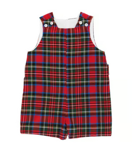 Wales Plaid Tartan Short John John w/ Tab