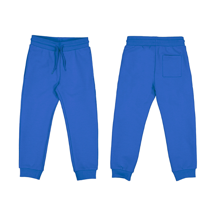 Basic Cuff Fleece Trouser- Cerulean