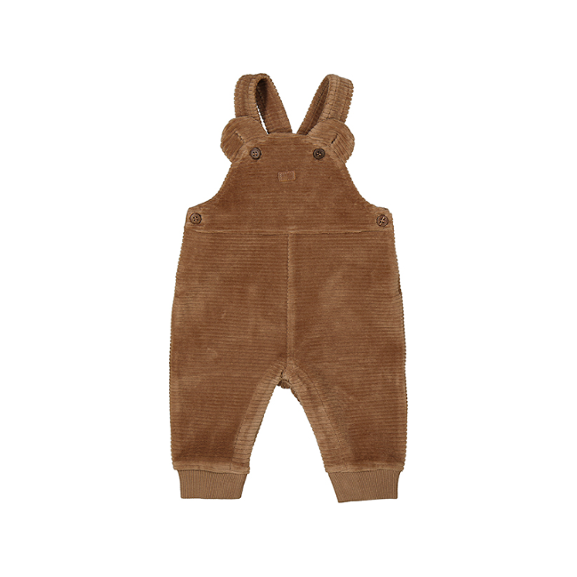 Baby Corduroy Dungaree- Mocha