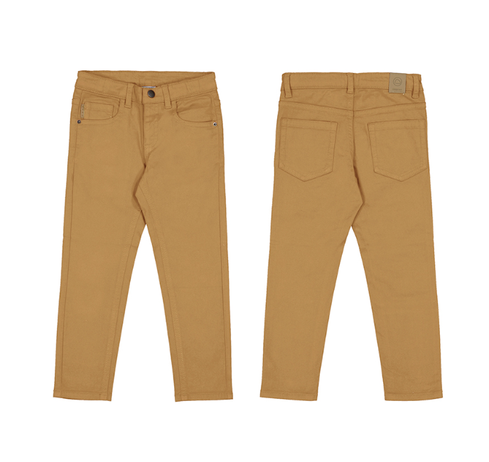 5 Pocket Slim Fit Basic Pant - Toffee