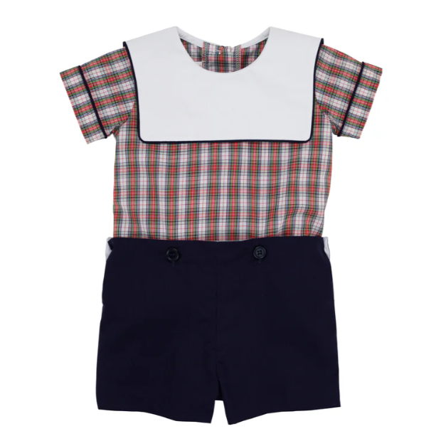 Beauregard Button-In - Merritt Park/ Nantucket Navy & WAW