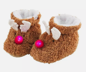 Light Up Reindeer Slippers