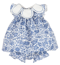 Load image into Gallery viewer, Blue Floral Delaney Petal Float Dress
