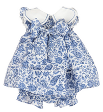 Load image into Gallery viewer, Blue Floral Delaney Petal Float Dress
