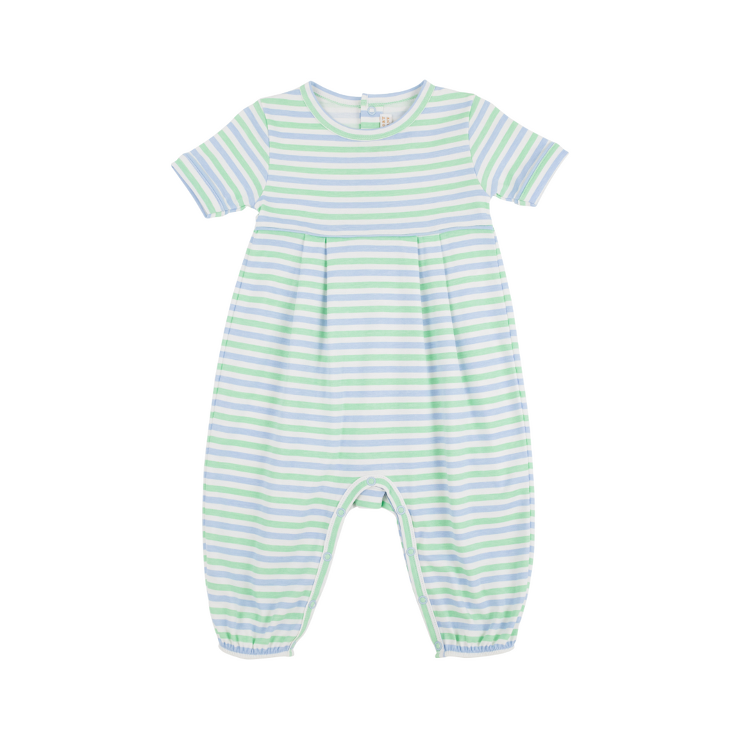 Bradford Romper SS- Kennedy Cruise Stripe/ BSB