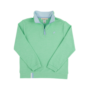 Prepletic Hayword Half-Zip- Grace Bay Green/ BSB Stripe