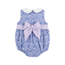 Load image into Gallery viewer, Sleeveless Cindy Lou Sash Bubble- Beale St Bows/ Lauderdale Lavender
