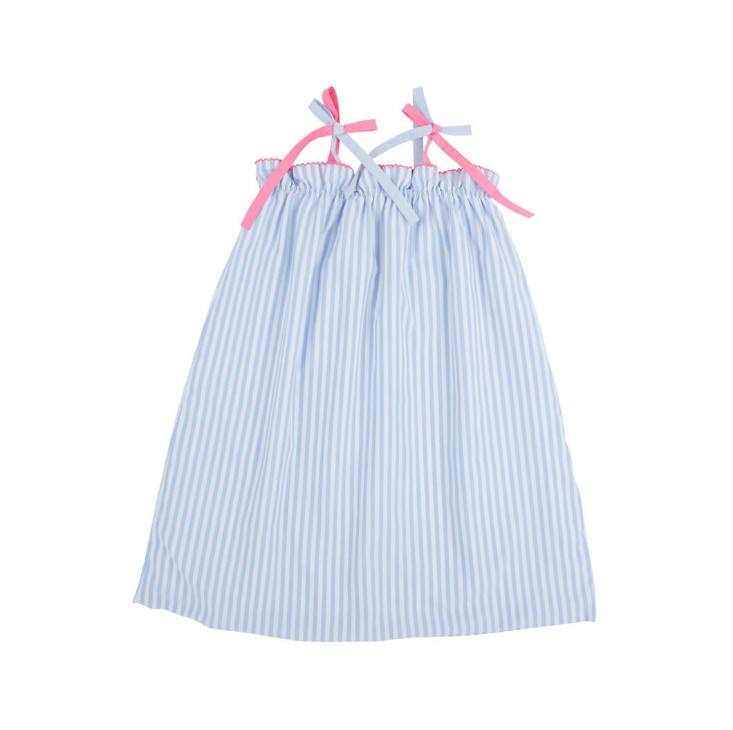 Laineys Little Dress Woven- Beale Street Blue Stripe/ HHP/ BSB