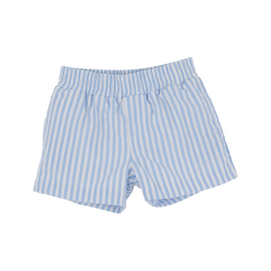 Sheffield Shorts Woven- Beale Street Blue Stripe/ Grace Bay Green