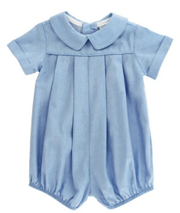 Dressy Bubble Short- Chambray