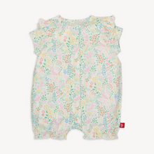 Load image into Gallery viewer, Hoppy Garden Modal Ruffle Sleeve Romper
