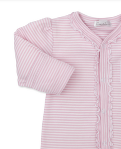 Saturday Regatta Footie- Pink Stripe