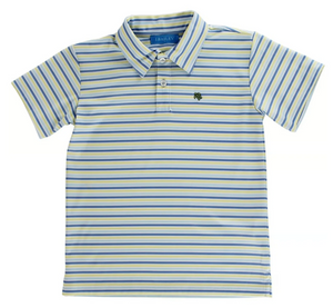 Oasis Stripe Henry Performance Polo SS