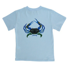 Load image into Gallery viewer, Crab Logo Tee- Bayberry
