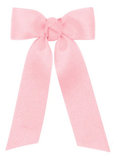 Load image into Gallery viewer, Tiny Grosgrain Bowtie w/ Streamer Tails
