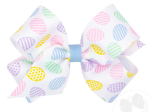 Easter Print Grosgrain Bow