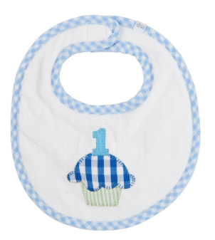 Musical Birthday Bib- Blue