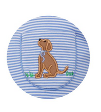 Load image into Gallery viewer, Labs SS T-shirt w/ Pocket- Periwinkle Stripe

