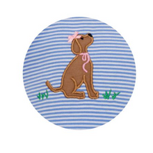Load image into Gallery viewer, Labs A-line SS Dress- Periwinkle Stripe
