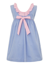 Load image into Gallery viewer, Labs S/less Dress- Periwinkle Stripe
