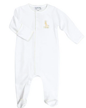 Load image into Gallery viewer, Vintage Giraffe Footie-Yellow
