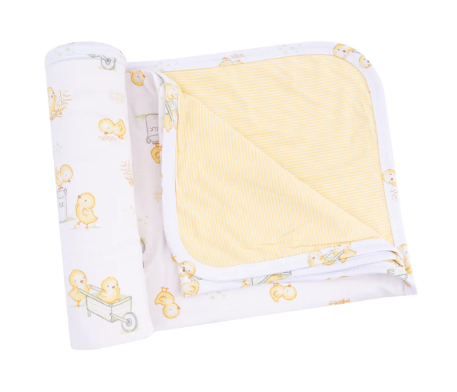 Baby Chicks Burp Cloth w/ Binding