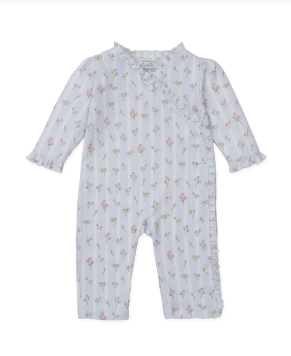 Ribbon Stripe Bouquets L/S Playsuit