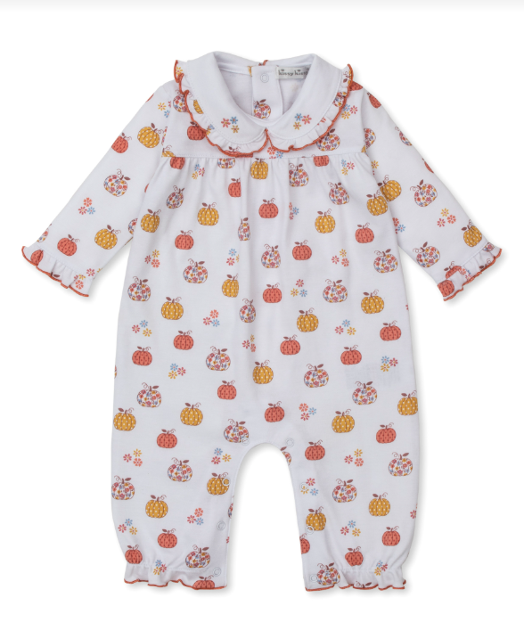 Patchwork Pumpkin Floral L/S Playsuit