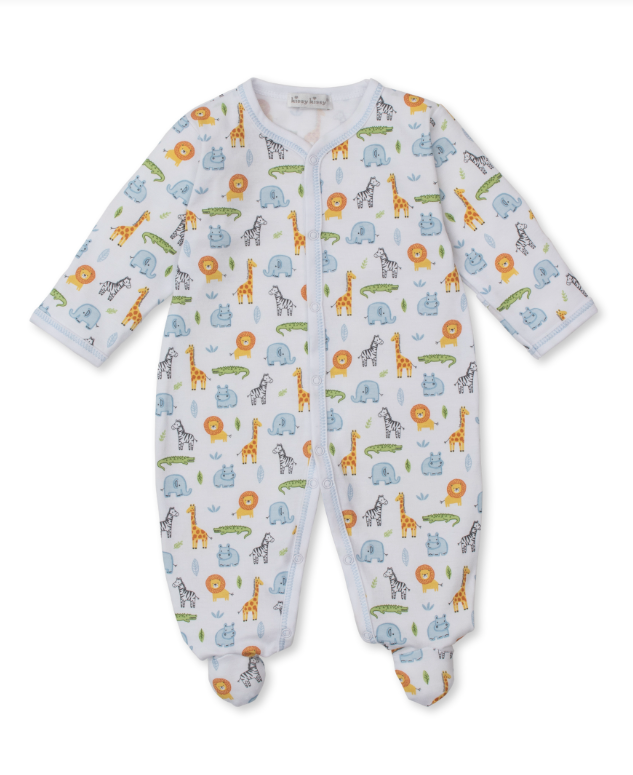 Safari Wild Print Snap Footie