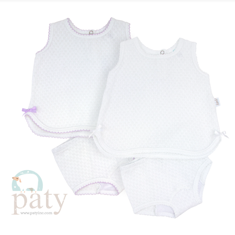 Two-Piece Sleeveless Top w/ Diaper Cover
