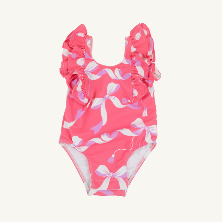 Ruehling Ruffle Bathing Suit- Bagley Bows